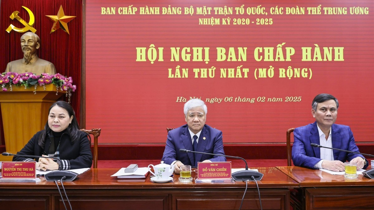 Hội nghị lần thứ nhất Ban Chấp hành Đảng bộ Mặt trận Tổ quốc, các đoàn thể Trung ương