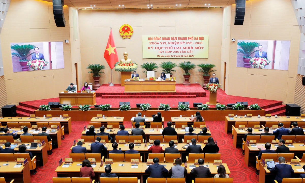 Khai mạc kỳ họp chuyên đề (kỳ họp thứ 22) HĐND Thành phố khoá XVI, nhiệm kỳ 2021 - 2026
