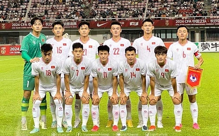 U22 Việt Nam hội quân đá giải giao hữu CFA Team China 2025