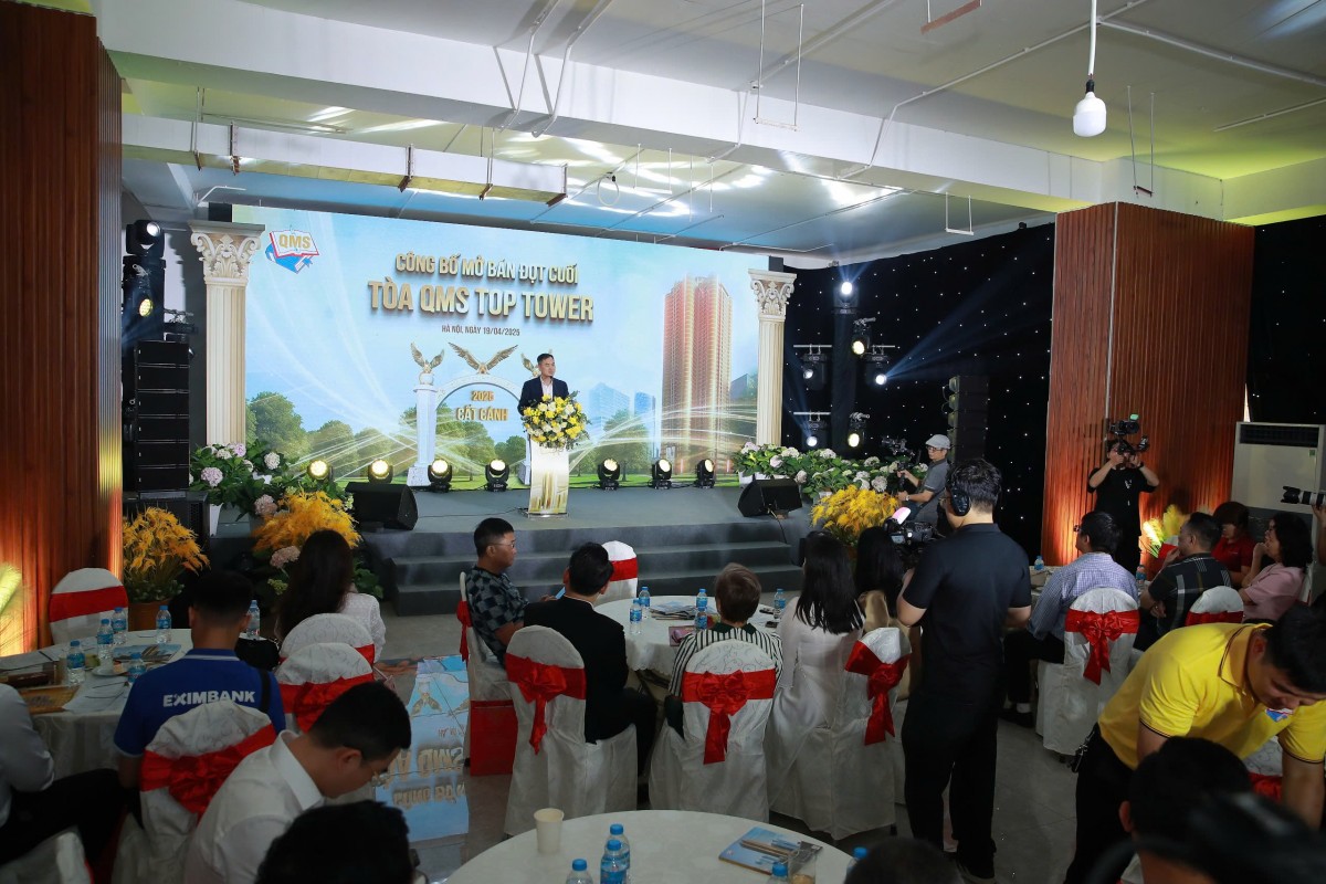 Công bố mở bán đợt cuối tòa QMS TOP TOWER