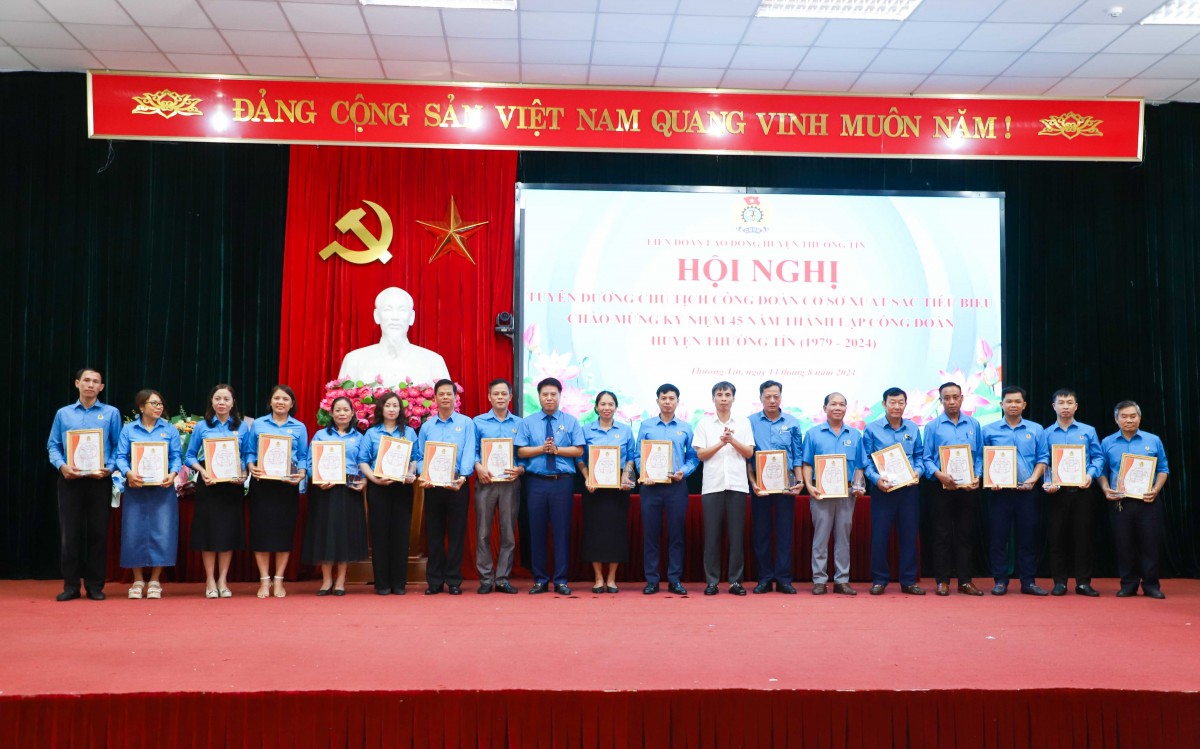 Tổ chức Công đoàn góp phần xây dựng huyện Thường Tín giàu đẹp