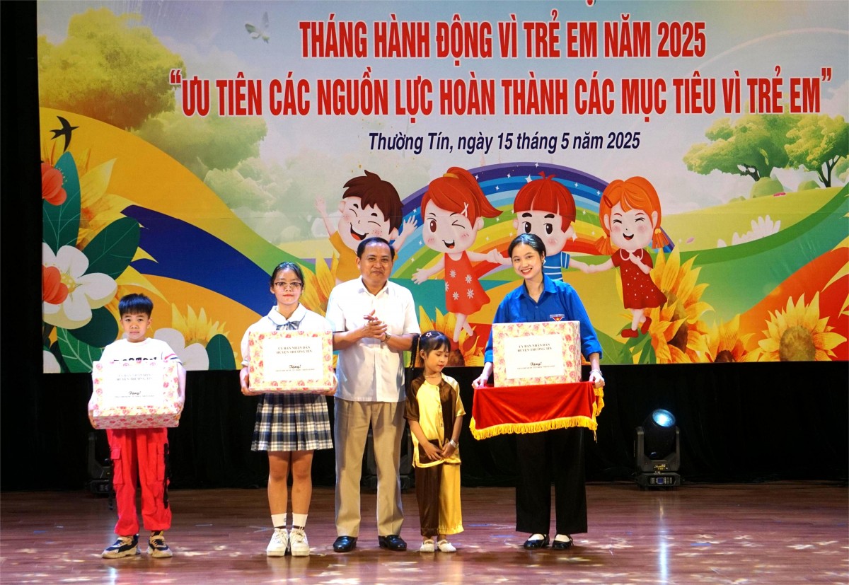 Huyện Thường Tín phát động tháng hành động vì trẻ em năm 2025