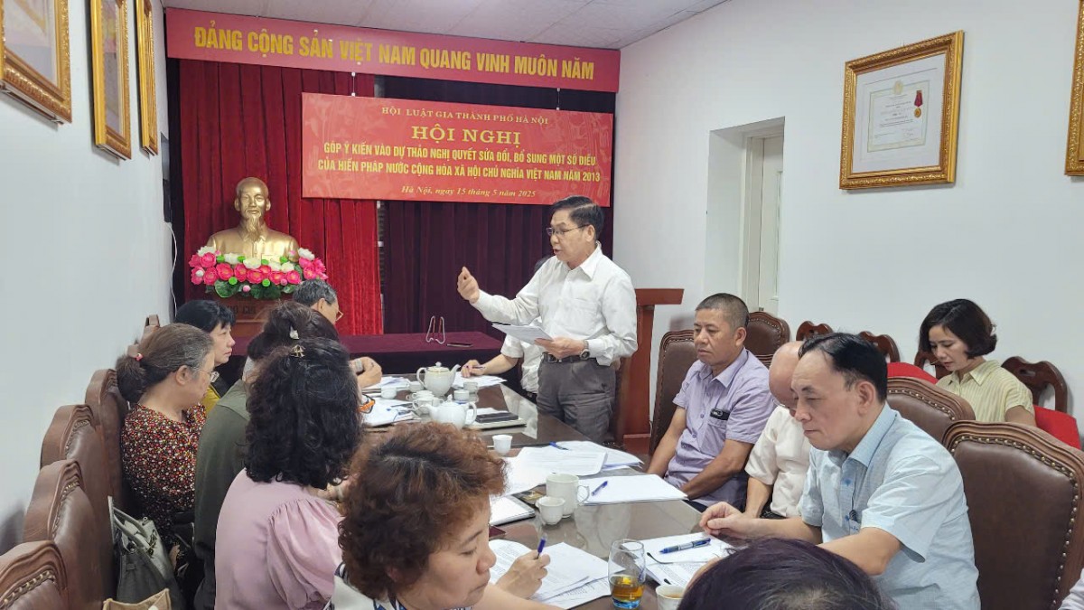 Hội Luật gia thành phố Hà Nội góp ý sửa đổi Hiến pháp năm 2013