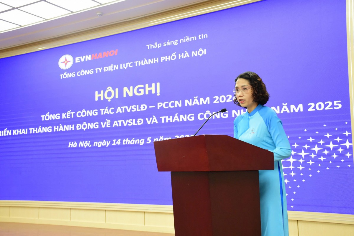 EVNHANOI: Triển khai nhiều nhiệm vụ trọng tâm trong Tháng Công nhân năm 2025