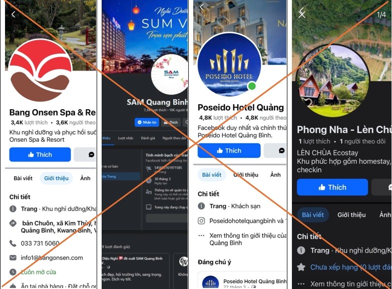 Bùng phát nạn mạo danh khách sạn, resort để lừa đảo đặt phòng trực tuyến