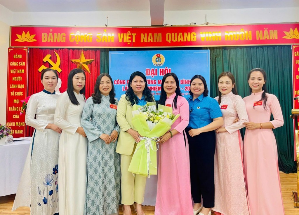 Công đoàn Trường Mầm non Bình Minh tổ chức thành công Đại hội nhiệm kỳ 2025 - 2030