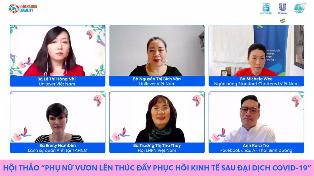 Tạo điều kiện tối đa cho phụ nữ vươn lên thúc đẩy phục hồi kinh tế sau đại dịch