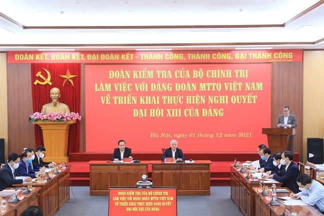 Cần tăng cường kiểm tra, giám sát việc triển khai thực hiện Nghị quyết Đại hội XIII của Đảng