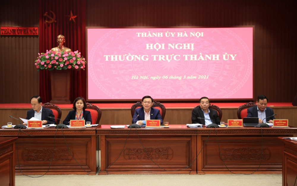 Hà Nội: Thường trực Thành ủy nhất trí cao với dự thảo 6 chương trình công tác toàn khóa