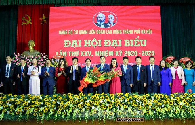 Trực tuyến hình ảnh: Đại hội đại biểu Đảng bộ cơ quan Liên đoàn Lao động thành phố Hà Nội lần thứ XXV