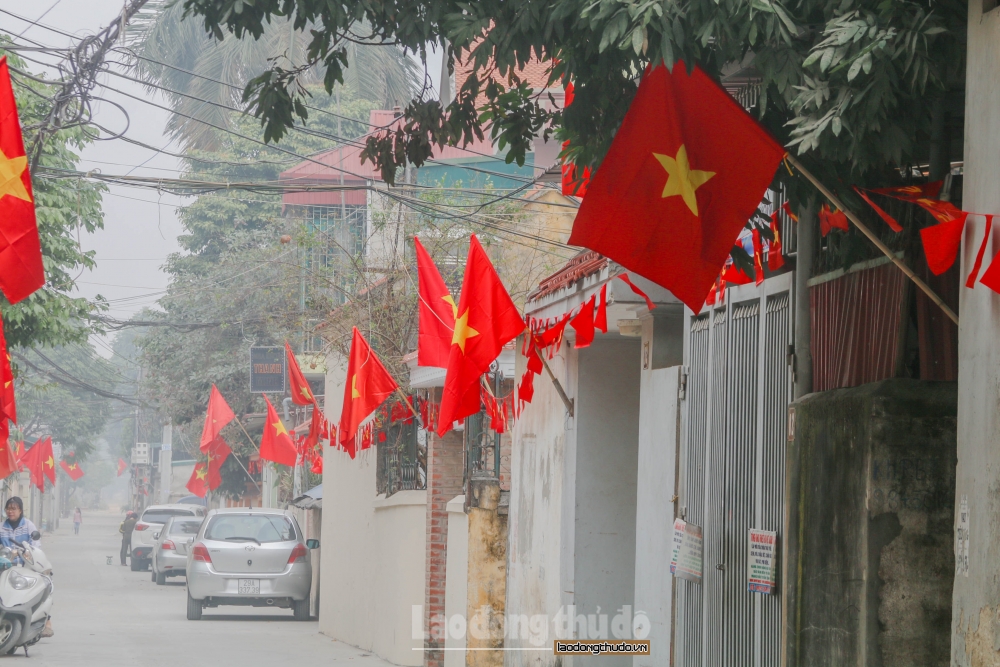 Sóc Sơn rực rỡ cờ, hoa chào mừng Đại hội lần thứ XIII của Đảng