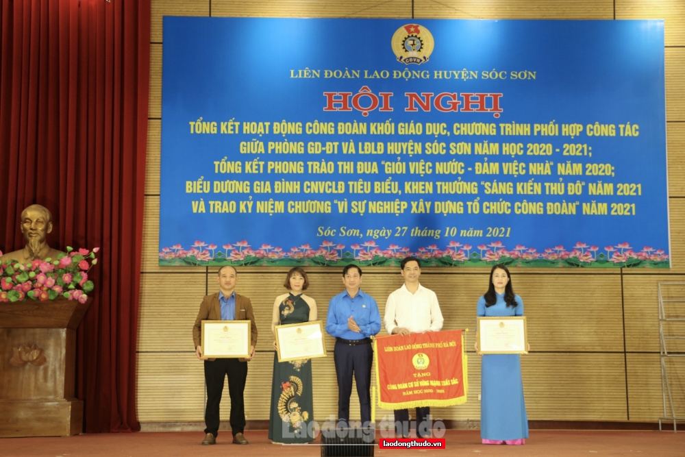 LĐLĐ huyện Sóc Sơn: Hiệu quả công tác phối hợp với Phòng giáo dục và đào tạo