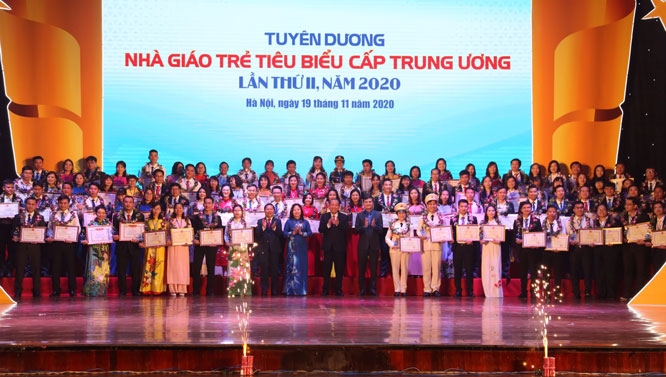 99 thầy cô được tuyên dương “Nhà giáo trẻ tiêu biểu” cấp Trung ương năm 2020