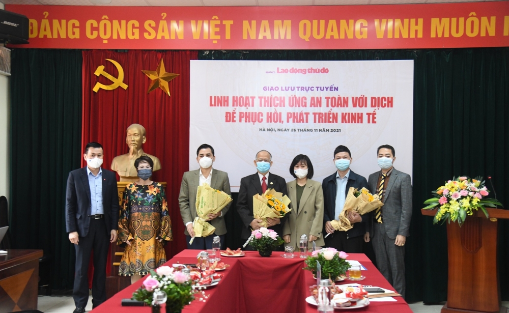 Giao lưu trực tuyến: "Linh hoạt thích ứng an toàn với dịch để phục hồi, phát triển kinh tế"