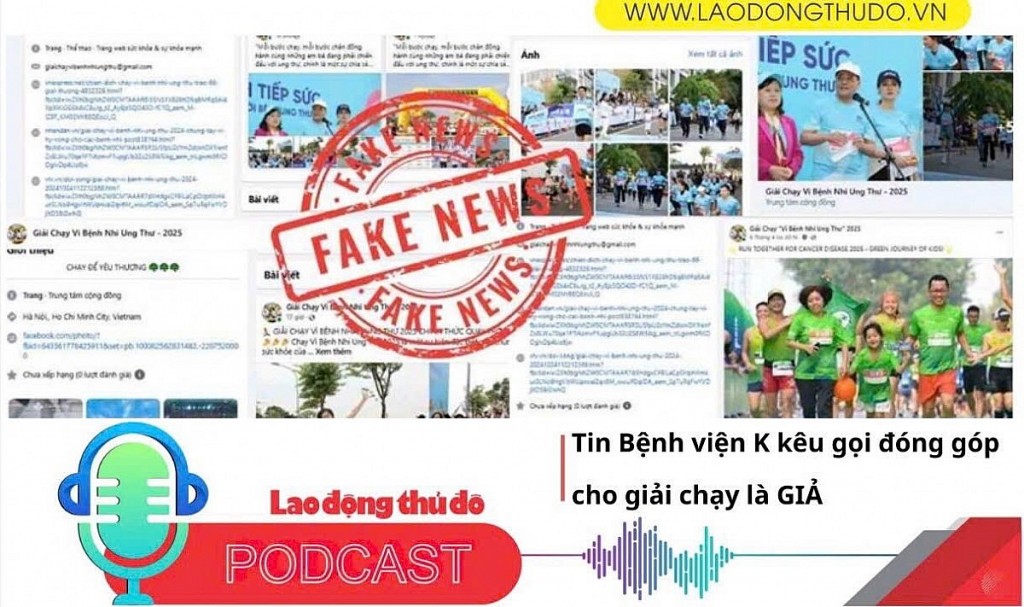 Điểm những tin nổi bật tối ngày 16-4-2025: Tin Bệnh viện K kêu gọi đóng góp cho giải chạy là giả